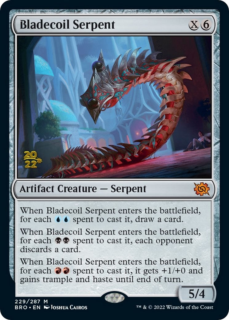 Bladecoil Serpent [The Brothers' War: Prerelease Promos] | Gamer Loot