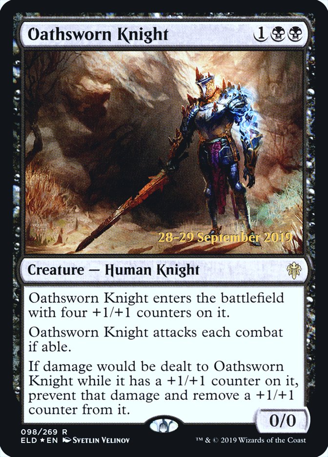 Oathsworn Knight  [Throne of Eldraine Prerelease Promos] | Gamer Loot