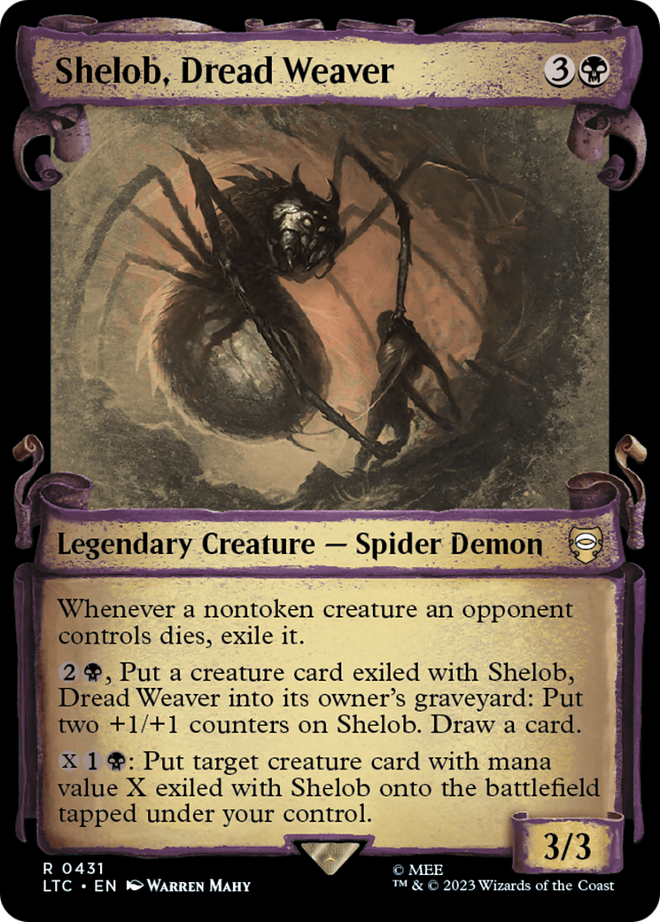 Shelob, Dread Weaver [The Lord of the Rings: Tales of Middle-Earth Commander Showcase Scrolls] | Gamer Loot