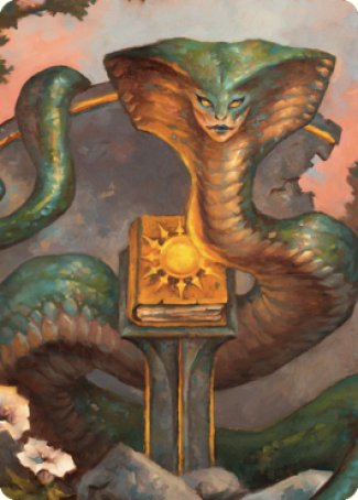 Guardian Naga Art Card [Commander Legends: Battle for Baldur's Gate Art Series] | Gamer Loot