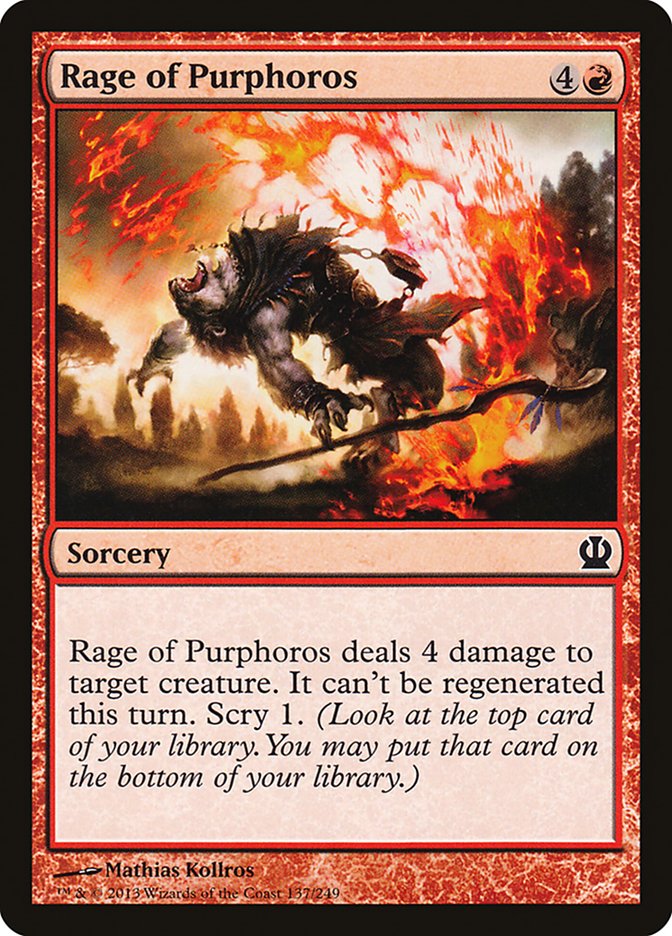 Rage of Purphoros [Theros] | Gamer Loot