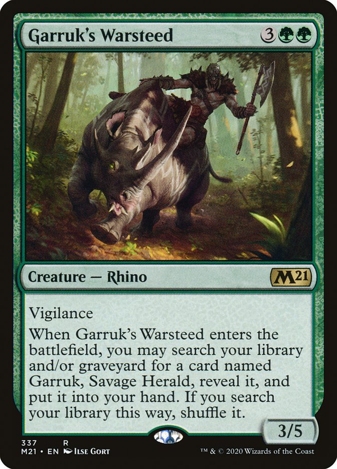 Garruk's Warsteed [Core Set 2021] | Gamer Loot