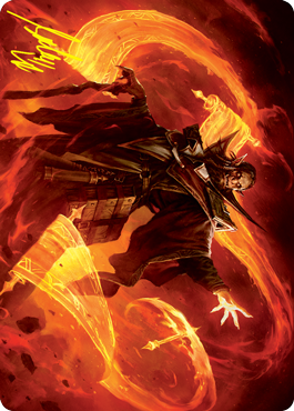 Plargg, Dean of Chaos Art Card (Gold-Stamped Signature) [Strixhaven: School of Mages Art Series] | Gamer Loot