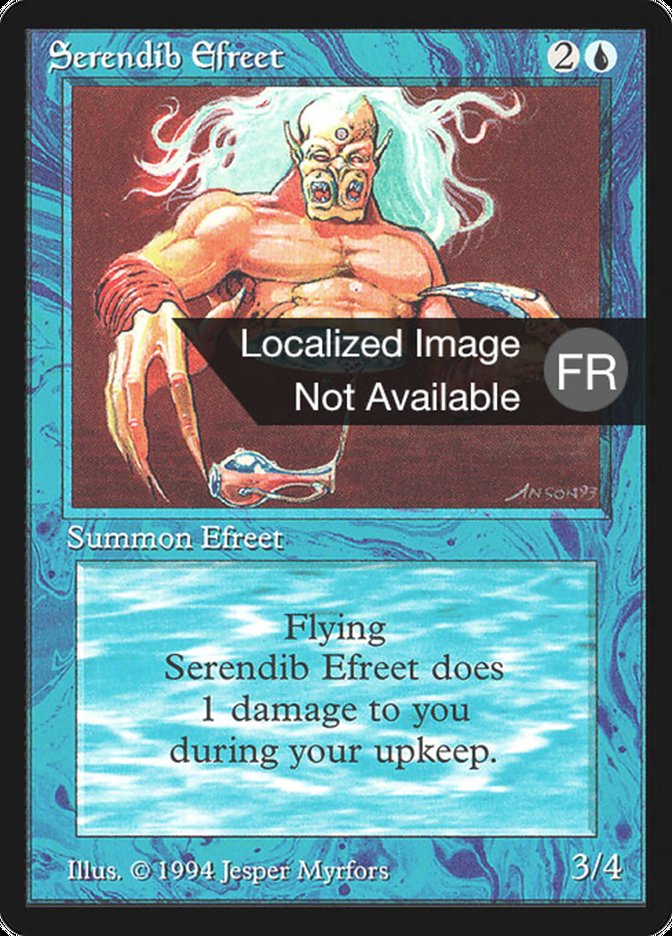 Serendib Efreet [Foreign Black Border] | Gamer Loot