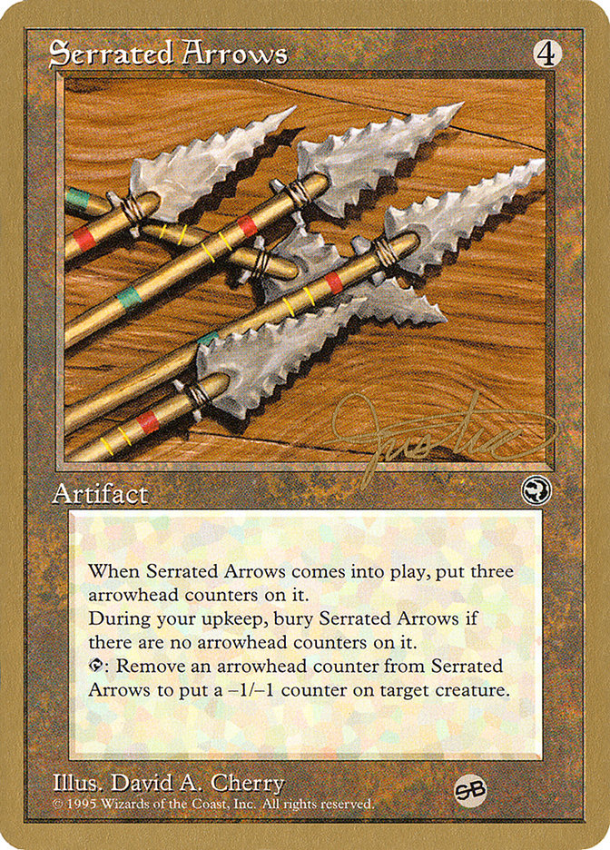 Serrated Arrows (Mark Justice) (SB) [Pro Tour Collector Set] | Gamer Loot