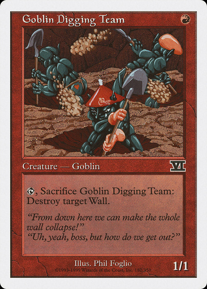 Goblin Digging Team [Classic Sixth Edition] | Gamer Loot