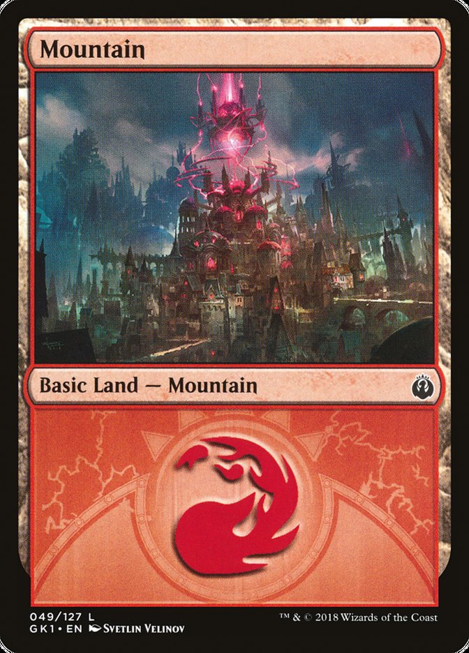 Mountain (49) [Guilds of Ravnica Guild Kit] | Gamer Loot