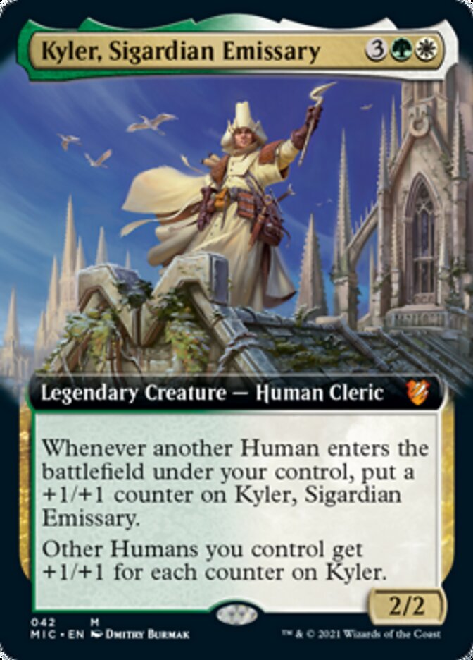 Kyler, Sigardian Emissary (Extended) [Innistrad: Midnight Hunt Commander] | Gamer Loot