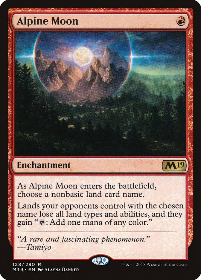 Alpine Moon [Core Set 2019] | Gamer Loot