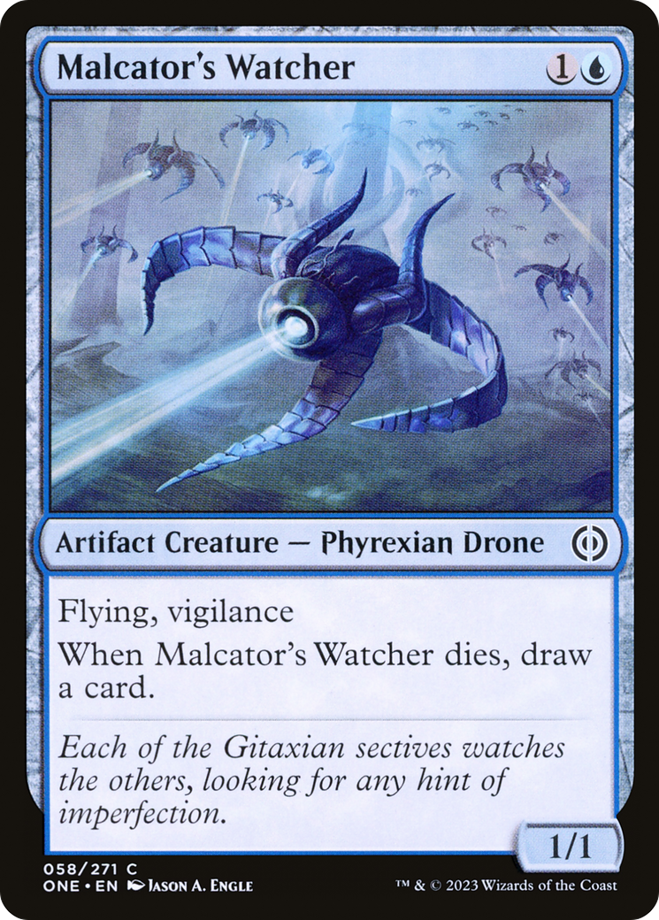 Malcator's Watcher [Phyrexia: All Will Be One] | Gamer Loot