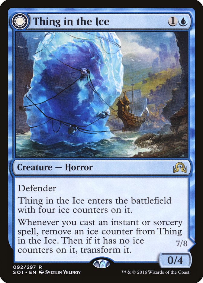 Thing in the Ice // Awoken Horror [Shadows over Innistrad] | Gamer Loot