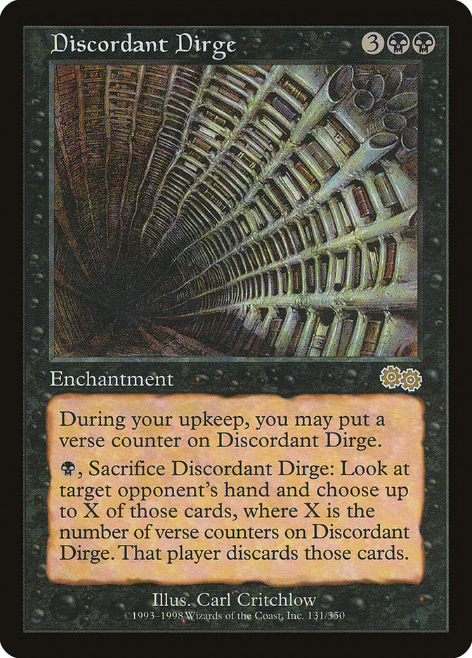 Discordant Dirge [Urza's Saga] | Gamer Loot