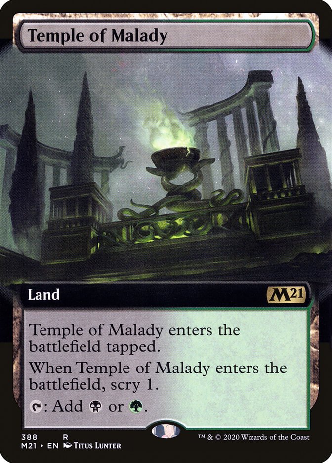 Temple of Malady (Extended) [Core Set 2021] | Gamer Loot