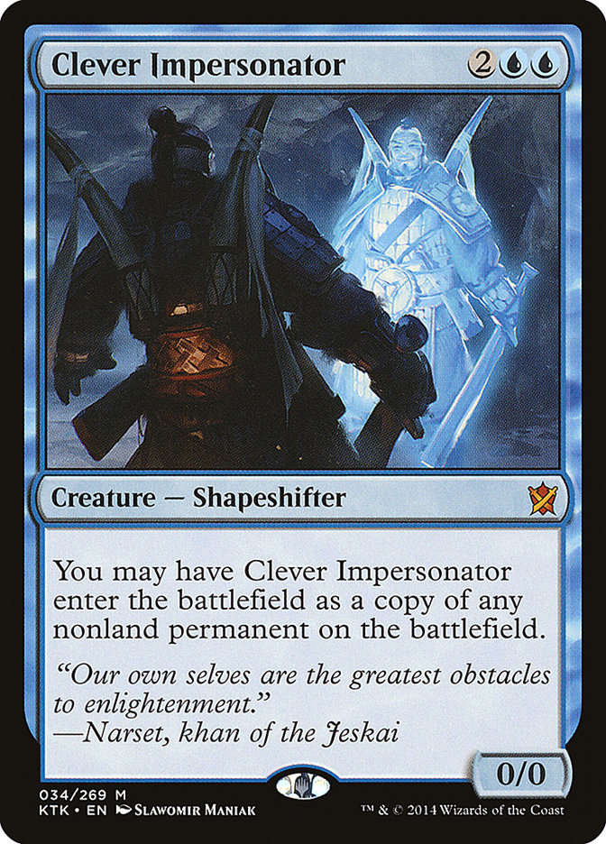 Clever Impersonator [Khans of Tarkir] | Gamer Loot