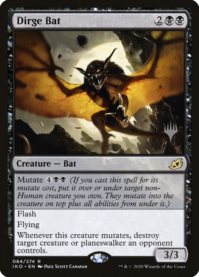 Dirge Bat (Promo Pack) [Ikoria: Lair of Behemoths Promos] | Gamer Loot