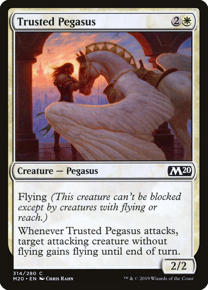 Trusted Pegasus [Core Set 2020] | Gamer Loot