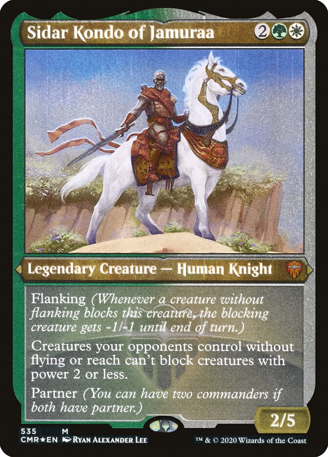 Sidar Kondo of Jamuraa (Etched) [Commander Legends] | Gamer Loot