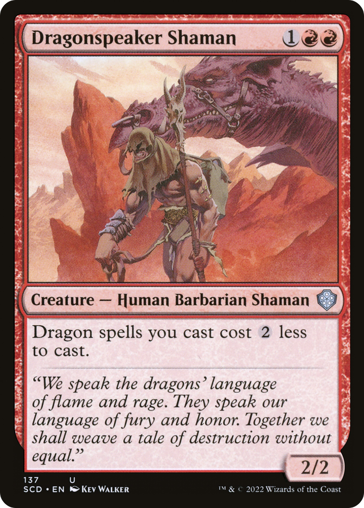 Dragonspeaker Shaman [Starter Commander Decks] | Gamer Loot