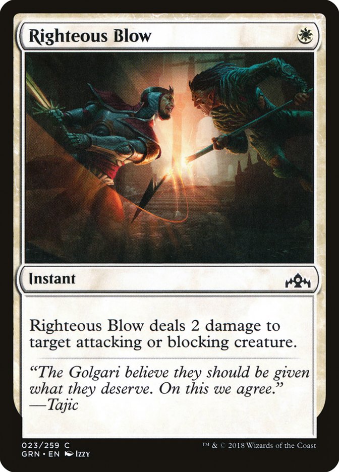 Righteous Blow [Guilds of Ravnica] | Gamer Loot