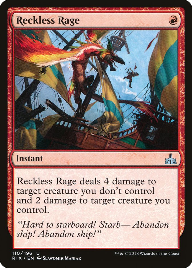 Reckless Rage [Rivals of Ixalan] | Gamer Loot
