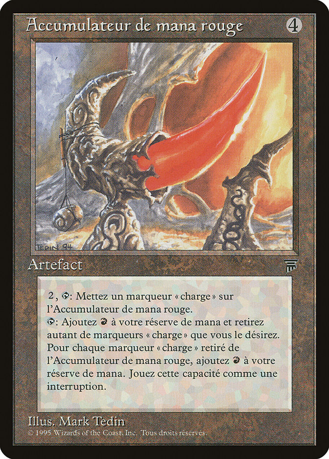 Red Mana Battery (French) - "Accumulateur de mana rogue" [Renaissance] | Gamer Loot