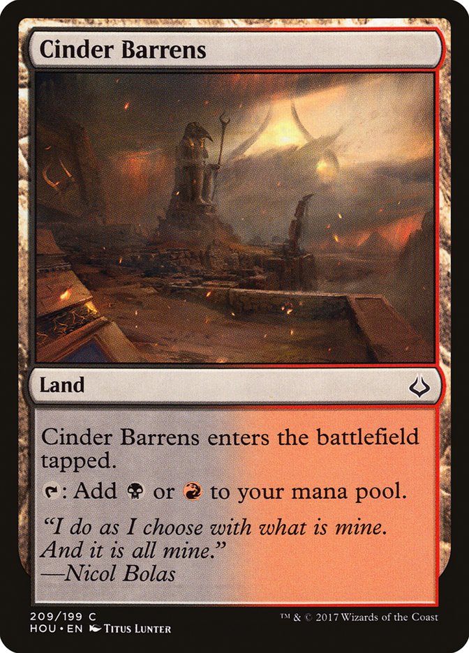 Cinder Barrens [Hour of Devastation] | Gamer Loot