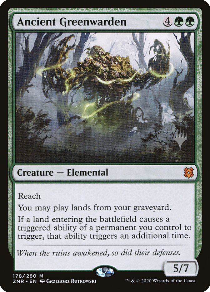 Ancient Greenwarden (Promo Pack) [Zendikar Rising Promos] | Gamer Loot