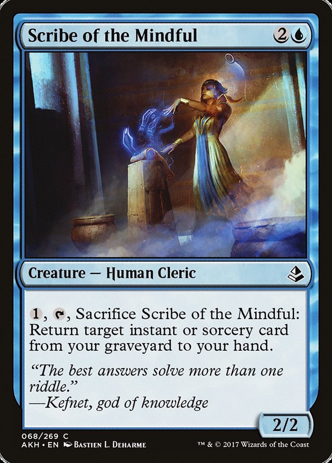 Scribe of the Mindful [Amonkhet] | Gamer Loot