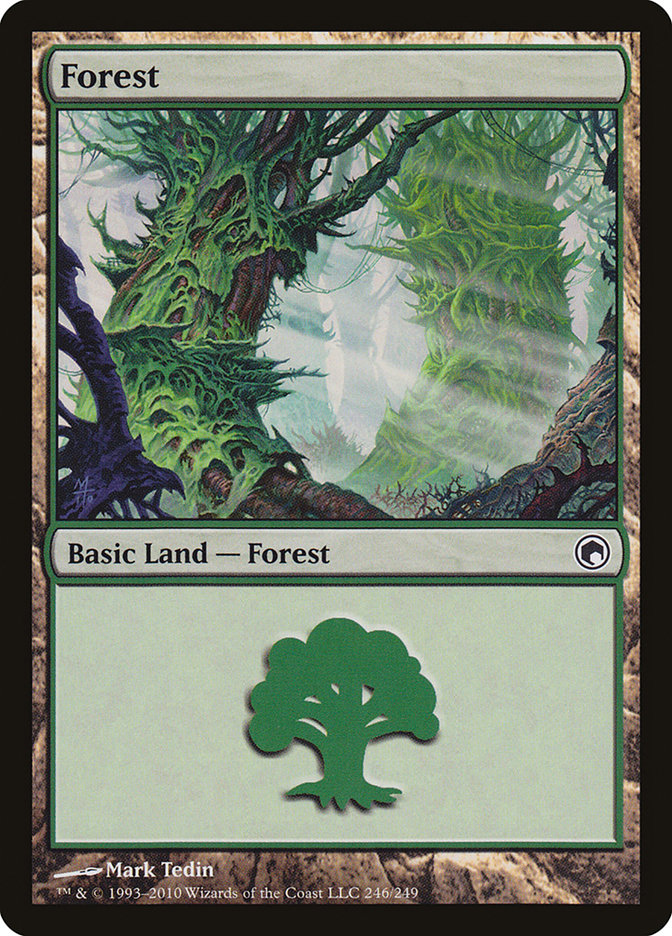 Forest (246) [Scars of Mirrodin] | Gamer Loot