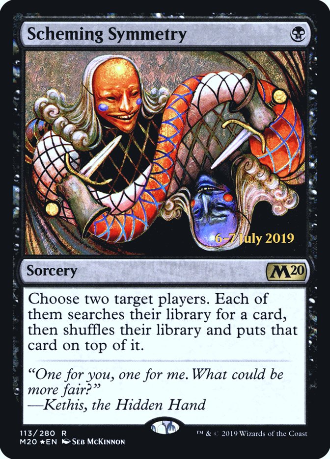 Scheming Symmetry  [Core Set 2020 Prerelease Promos] | Gamer Loot