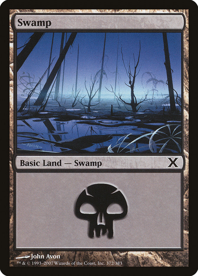 Swamp (372) [Tenth Edition] | Gamer Loot