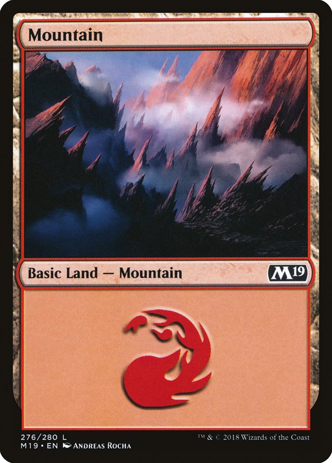 Mountain (276) [Core Set 2019] | Gamer Loot