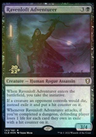 Ravenloft Adventurer [Commander Legends: Battle for Baldur's Gate Prerelease Promos] | Gamer Loot