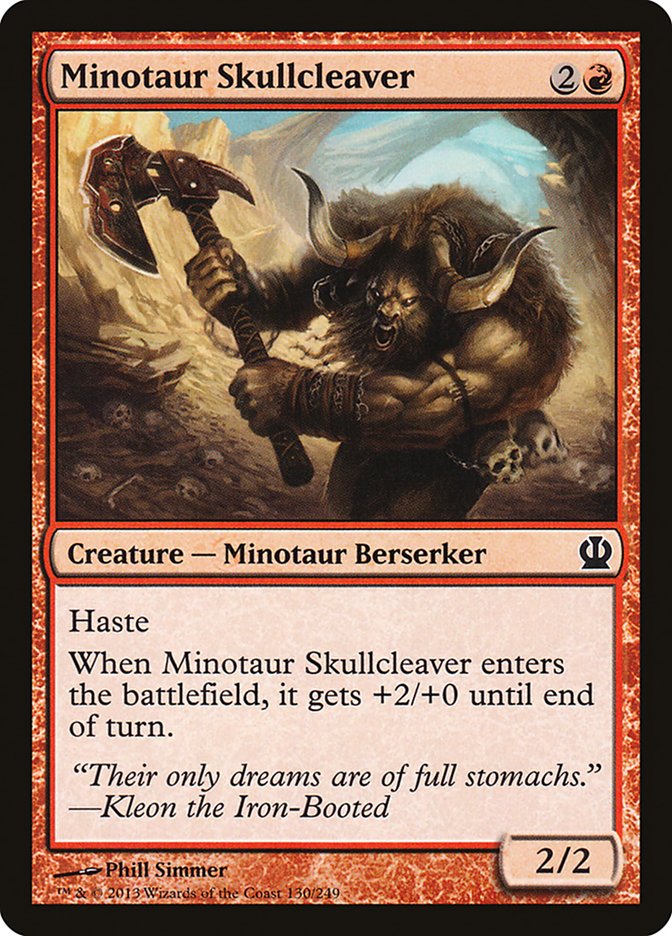 Minotaur Skullcleaver [Theros] | Gamer Loot