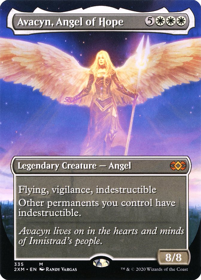 Avacyn, Angel of Hope (Toppers) [Double Masters Extended Art] | Gamer Loot