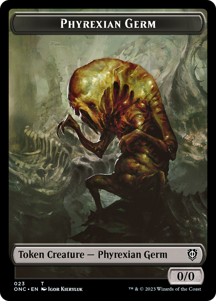 Phyrexian Germ Token [Phyrexia: All Will Be One Commander Tokens] | Gamer Loot