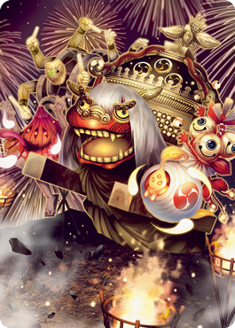 March of Reckless Joy Art Card [Kamigawa: Neon Dynasty Art Series] | Gamer Loot