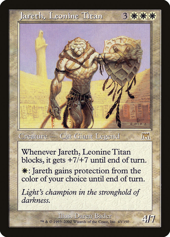 Jareth, Leonine Titan [Onslaught] | Gamer Loot