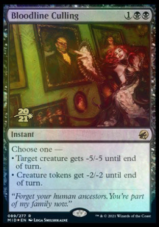 Bloodline Culling [Innistrad: Midnight Hunt Prerelease Promos] | Gamer Loot