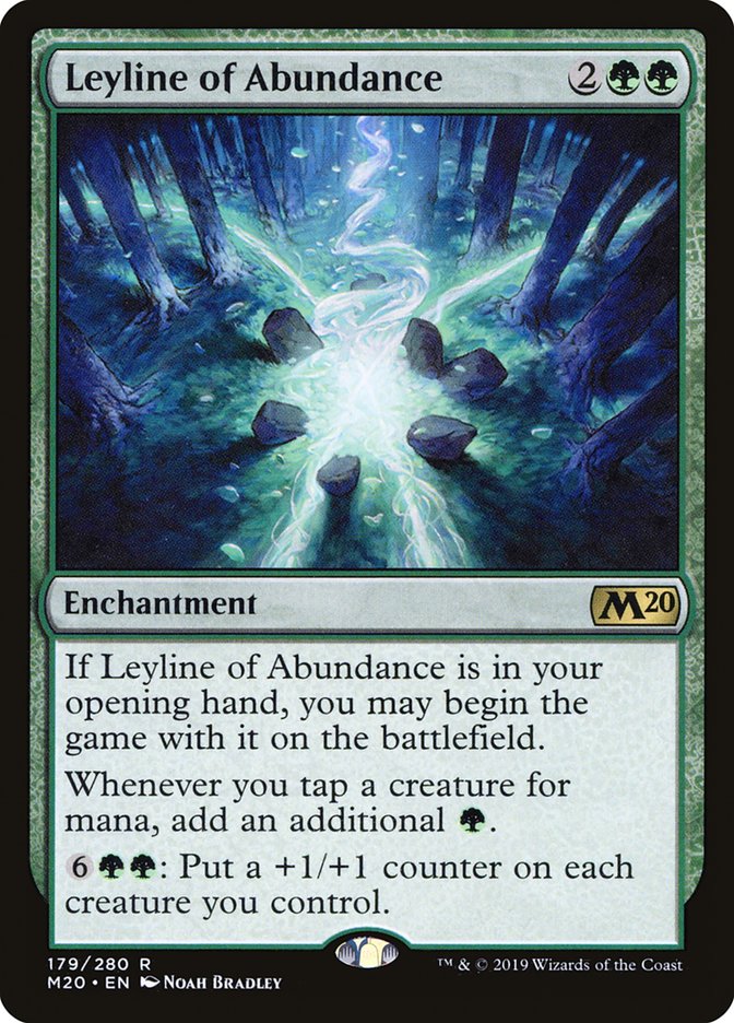 Leyline of Abundance [Core Set 2020] | Gamer Loot