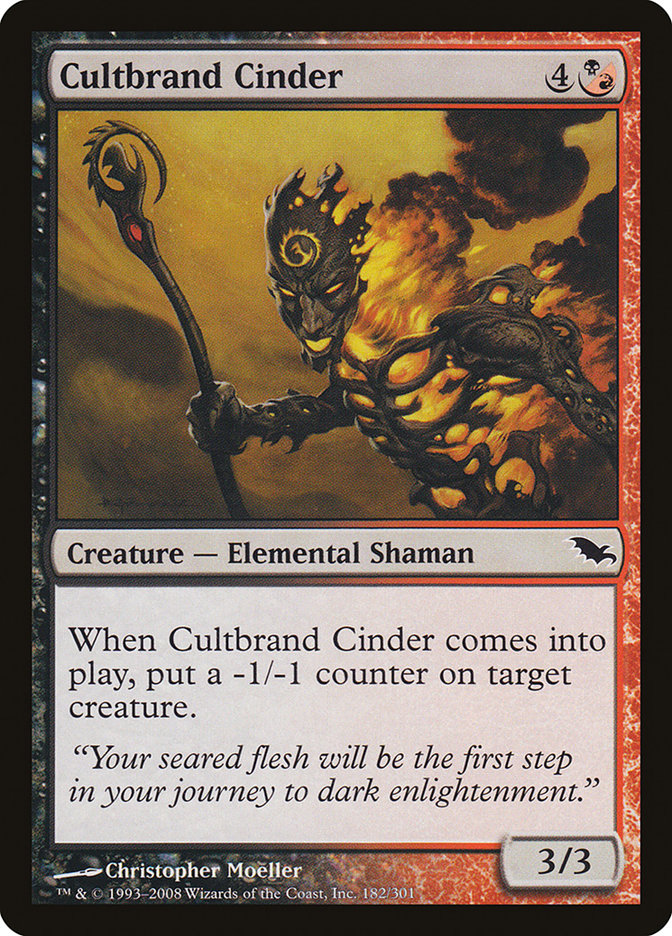 Cultbrand Cinder [Shadowmoor] | Gamer Loot