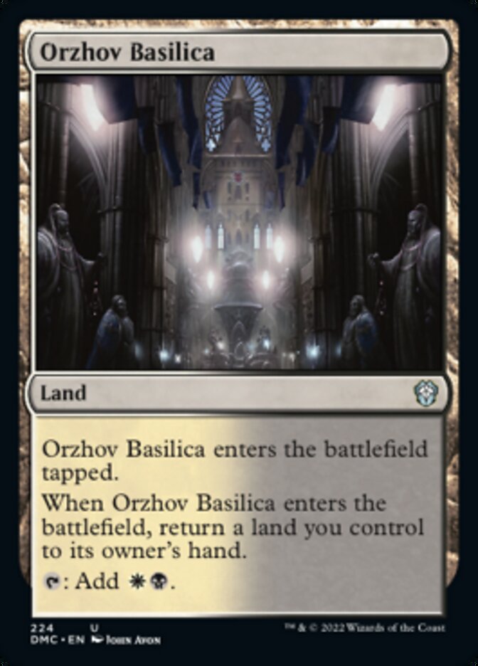 Orzhov Basilica [Dominaria United Commander] | Gamer Loot