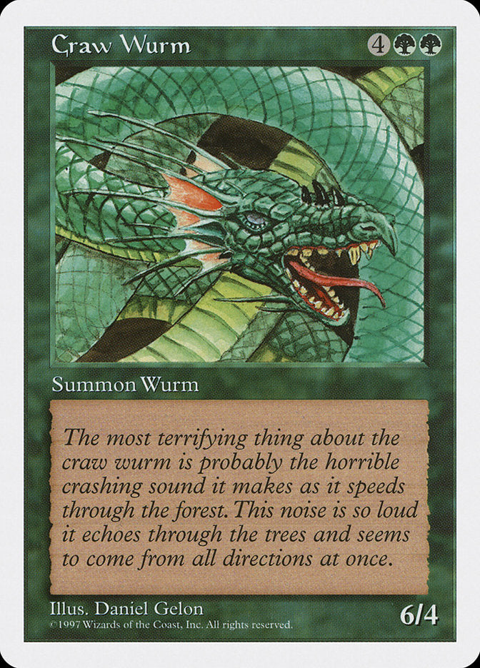 Craw Wurm [Fifth Edition] | Gamer Loot