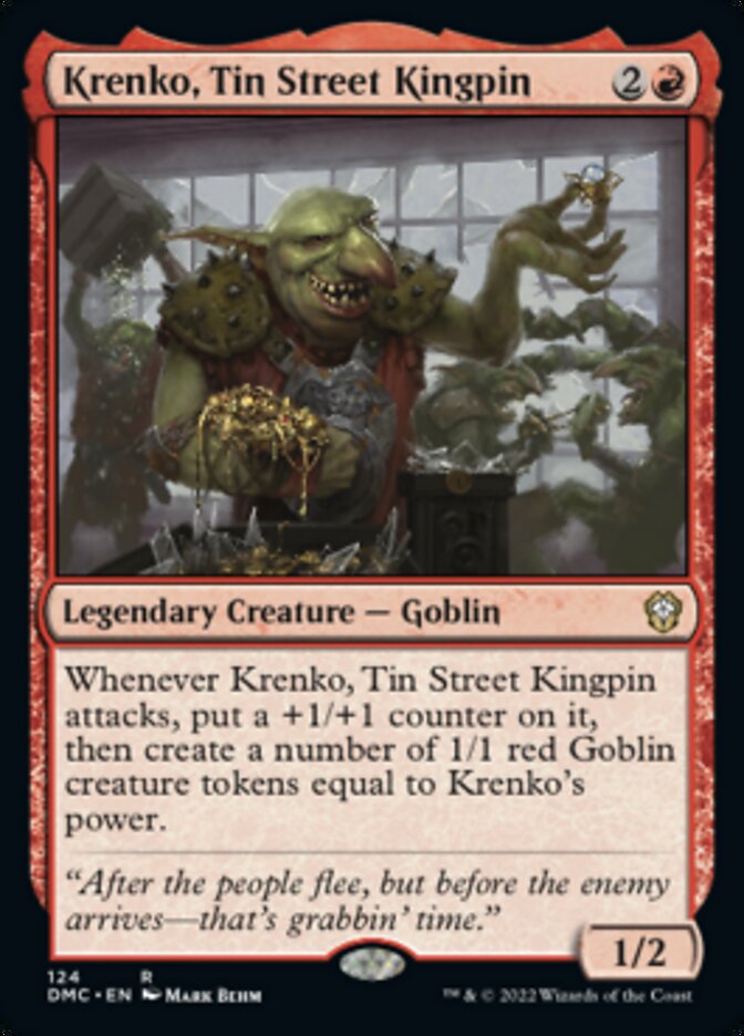 Krenko, Tin Street Kingpin [Dominaria United Commander] | Gamer Loot