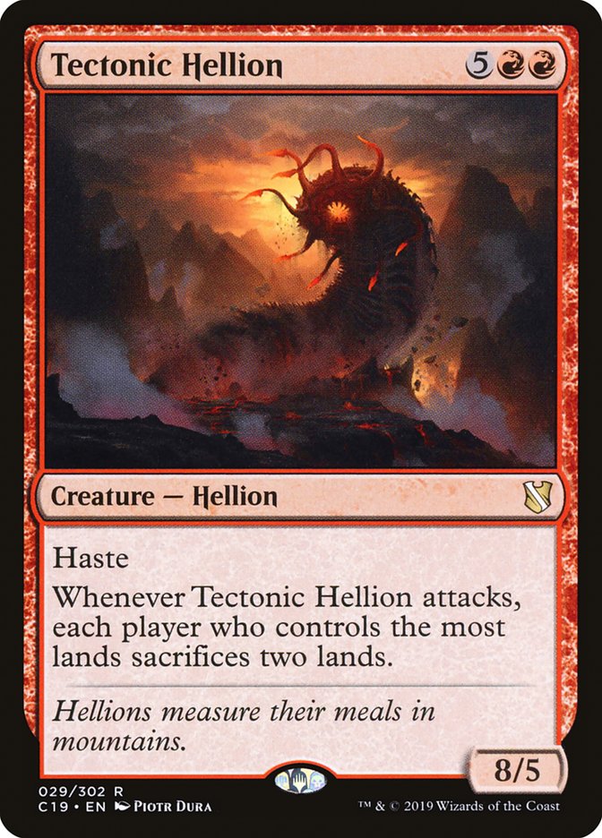 Tectonic Hellion [Commander 2019] | Gamer Loot