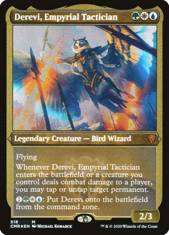 Derevi, Empyrial Tactician (Etched) [Commander Legends] | Gamer Loot