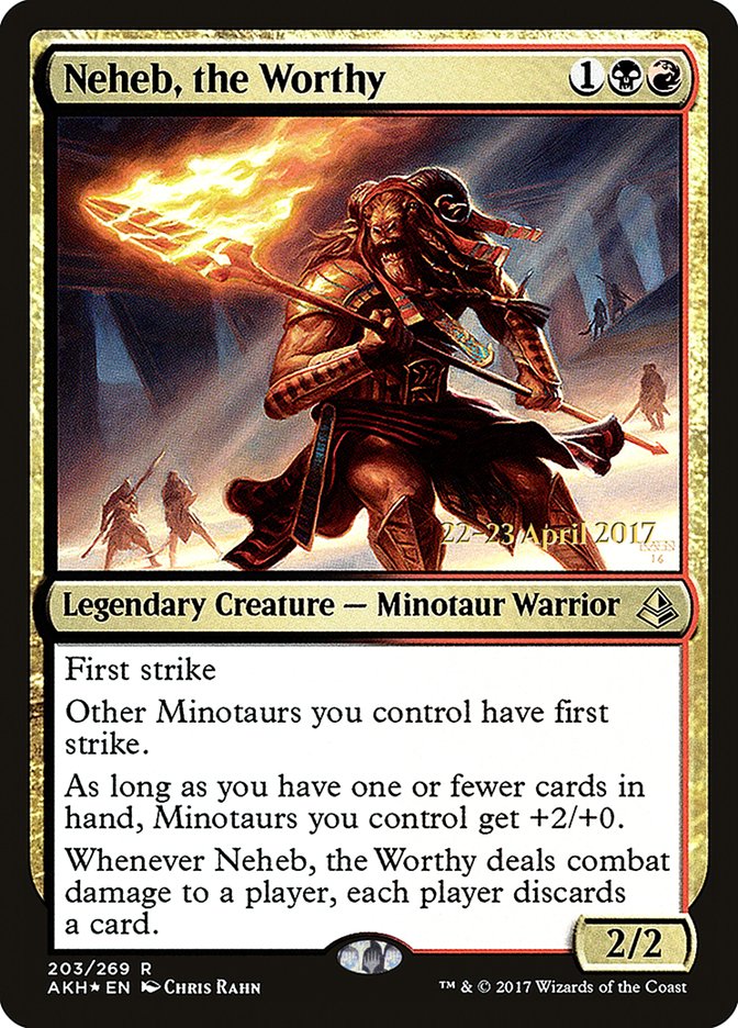 Neheb, the Worthy  [Amonkhet Prerelease Promos] | Gamer Loot