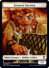 Kithkin Soldier // Pegasus Double-sided Token [Kaldheim Commander Tokens] | Gamer Loot