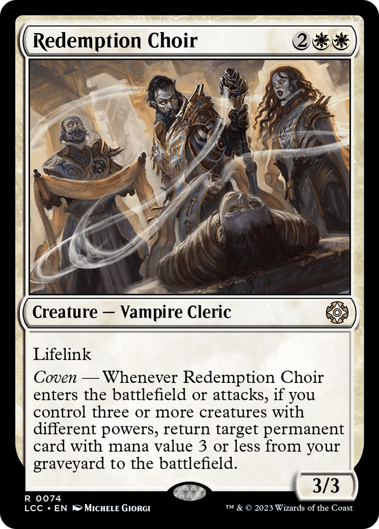 Redemption Choir [The Lost Caverns of Ixalan Commander] | Gamer Loot