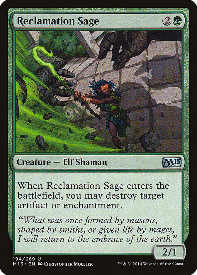 Reclamation Sage [Magic 2015] | Gamer Loot